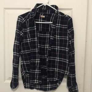 Hollister plaid button up!